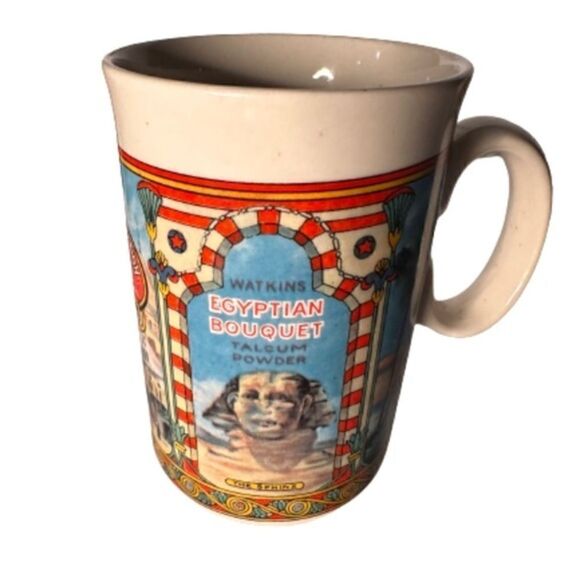 Vintage Watkins 1992 Coffee Mugs, Egyptian Tale, Tooth Powder, Washing Compound - Picture 11 of 14